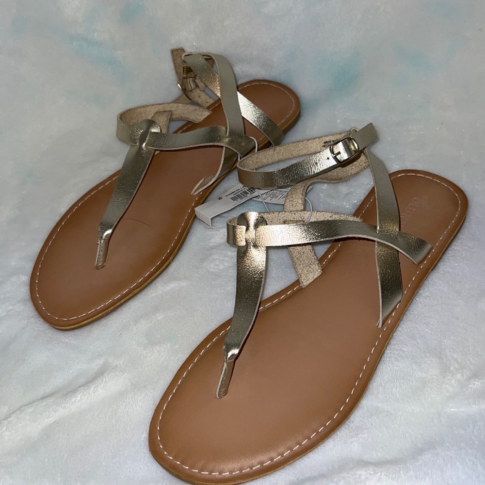 Gold old navy sandals